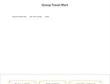 Tablet Screenshot of grouptravelmart.com